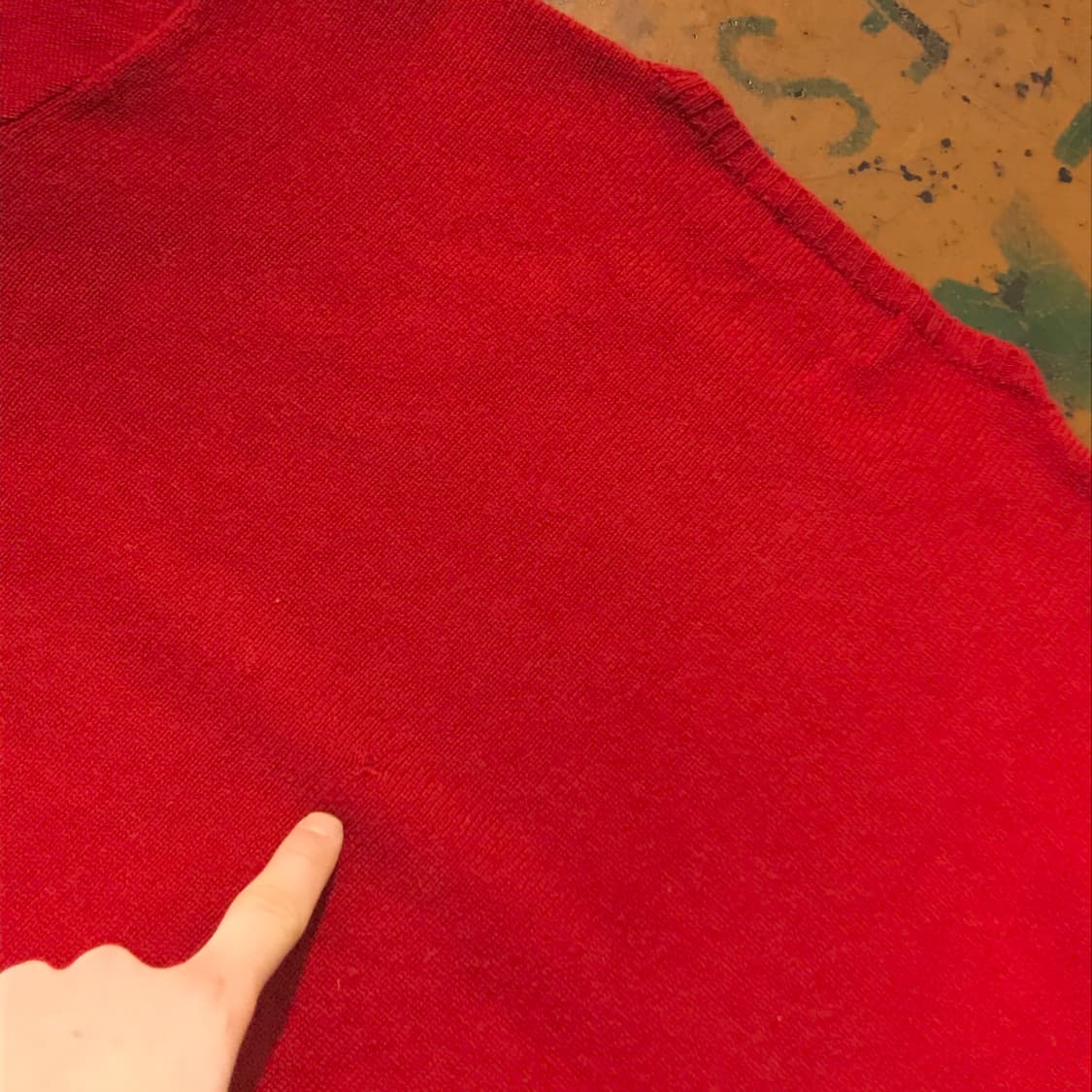 폴로랄프로렌 레드 울 니트 남성 110 사이즈 상품이미지7