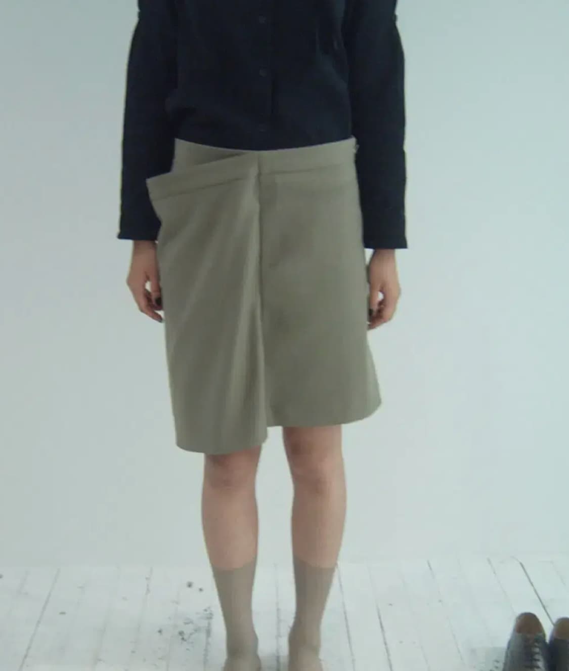 [1] 에옹쓰 가든 스커트 카키 상품이미지2