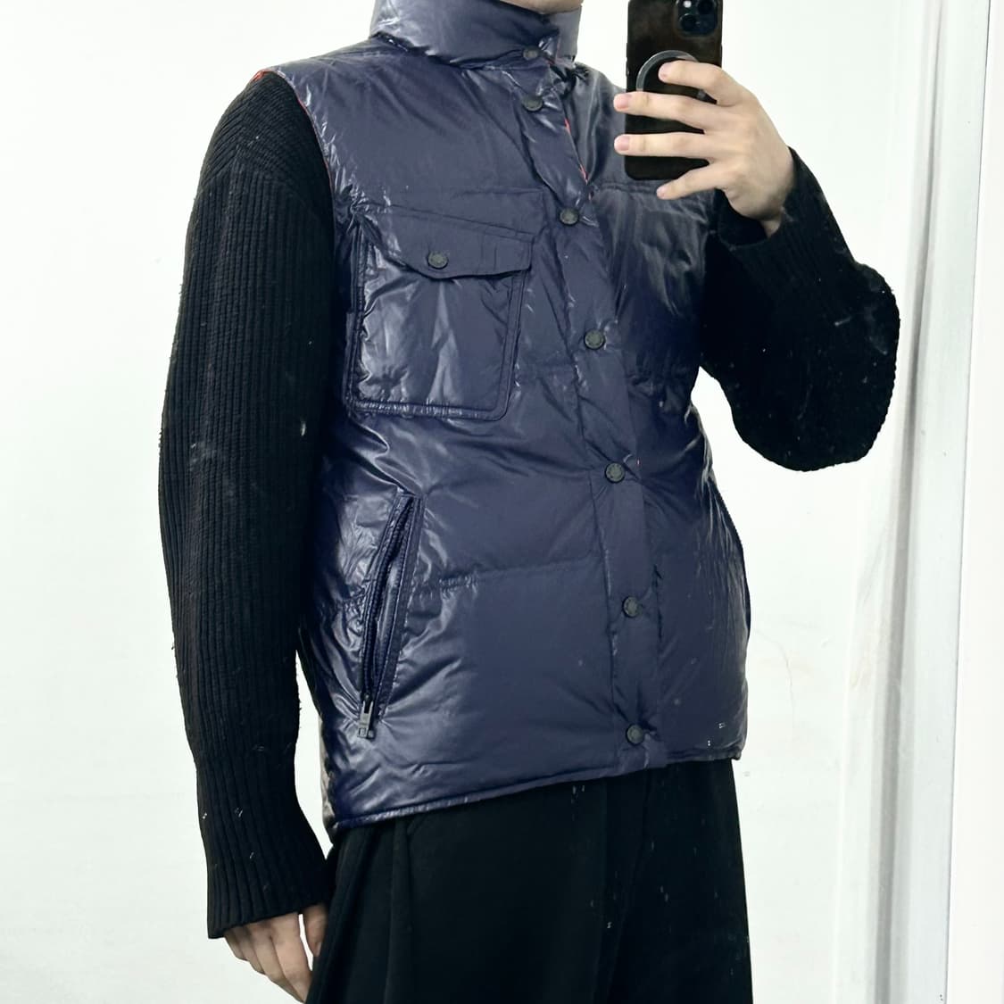 아비렉스 리버시블 구스다운 패딩 조끼 상품이미지3