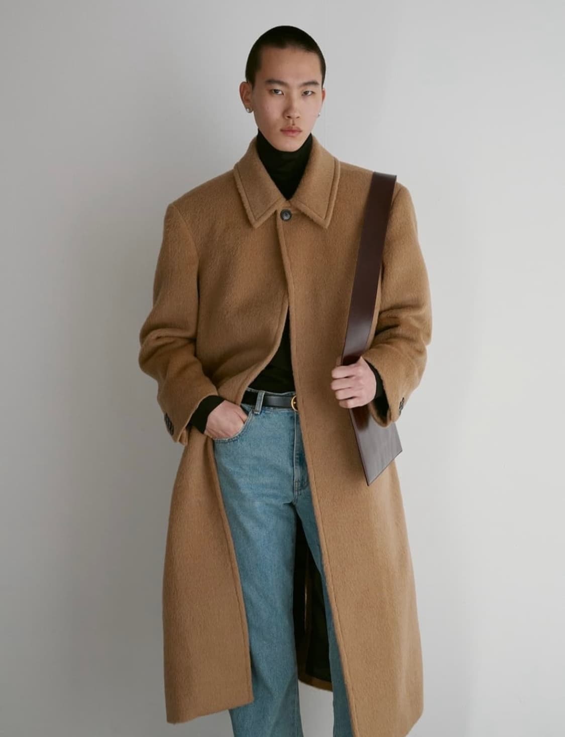 렉토 라마 발마칸 코트 오커 L사이즈 상품이미지1