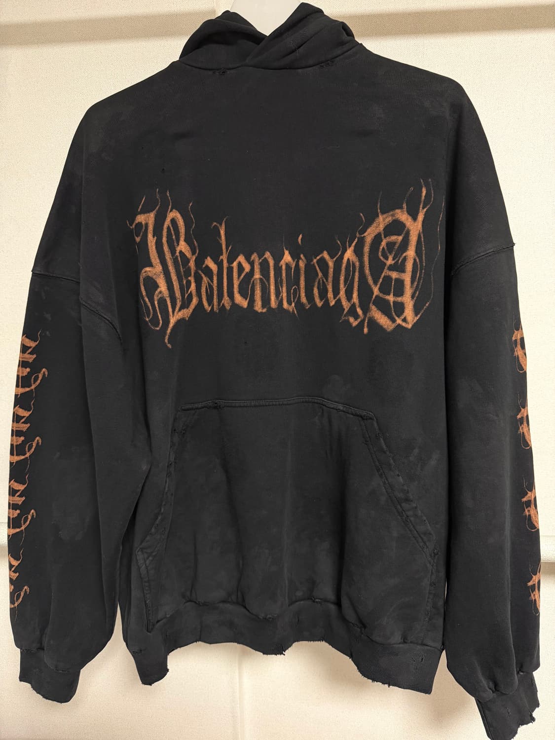 발렌시아가 헤비 메탈 후드티  상품이미지2