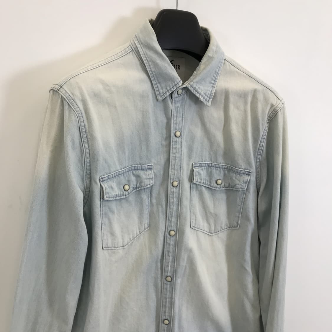 홀리스터 워시드 데님셔츠 [M] 상품이미지2