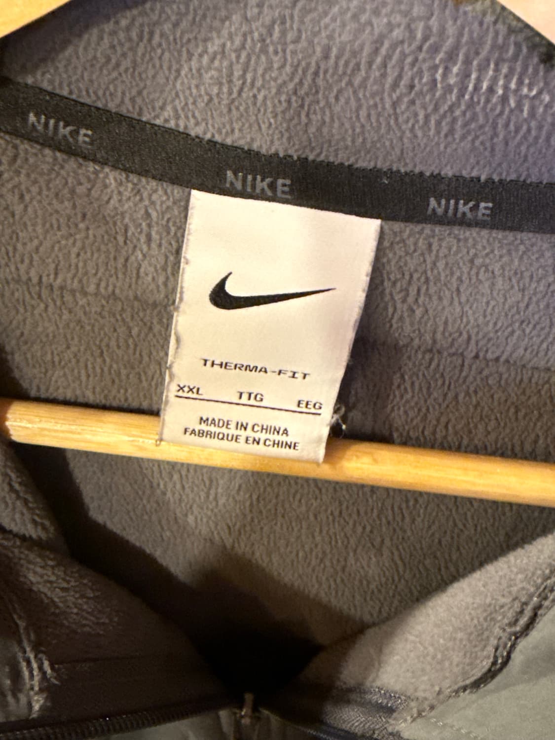 나이키 그레이 후리스 자켓 상품이미지2