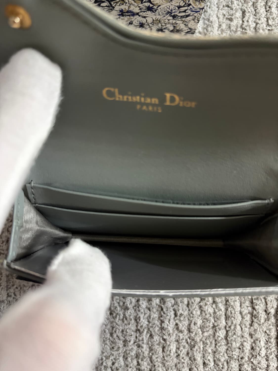 디올 오블리크 새들 카드지갑 상품이미지6