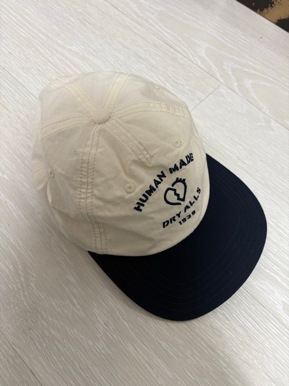 휴먼메이드 5-패널 립스탑 캡 화이트 상품이미지3