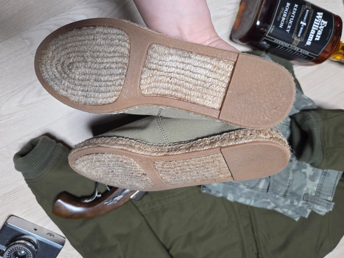 (1회 착용)POLO RALPH LAUREN 캔버스 단화 로퍼 슬립온 상품이미지9