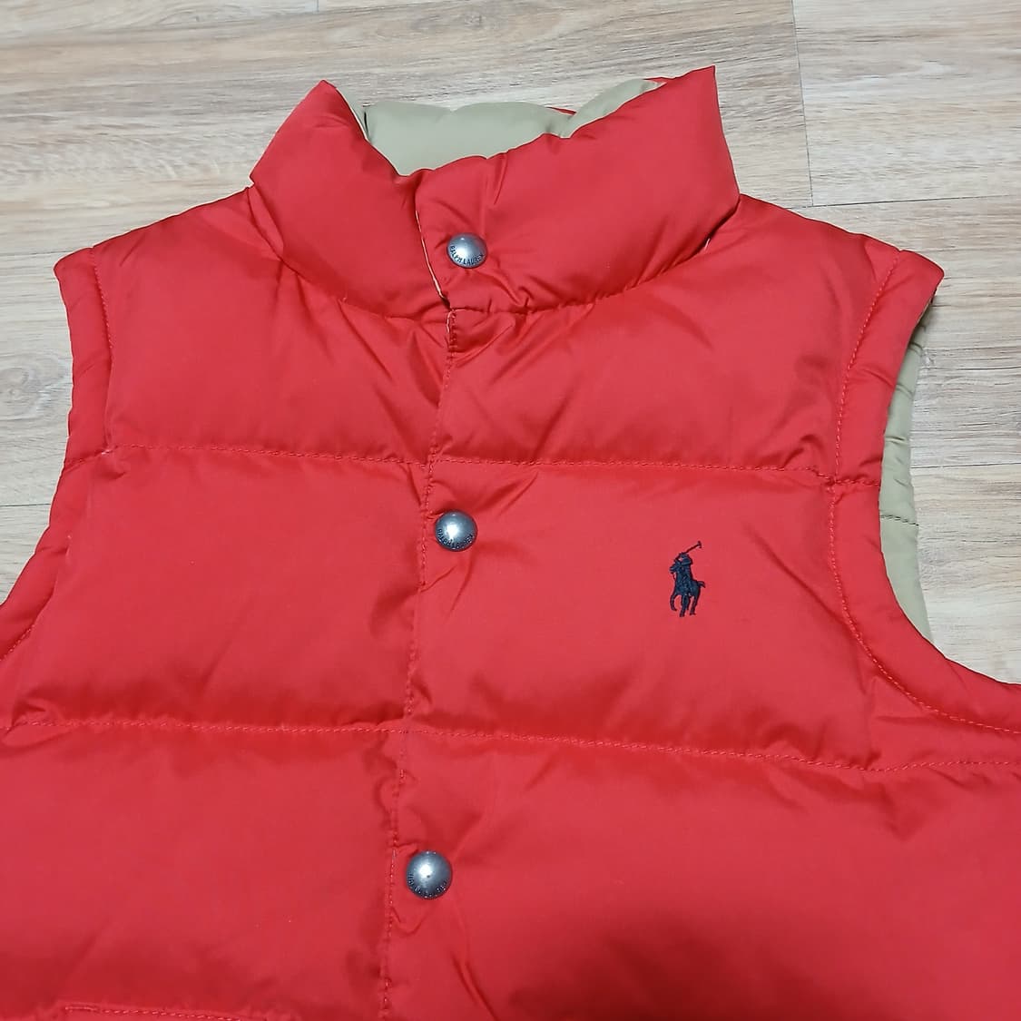 polo 키즈 폴로 랄프로렌 양면 패딩 조끼 자켓  남녀공용 상품이미지1