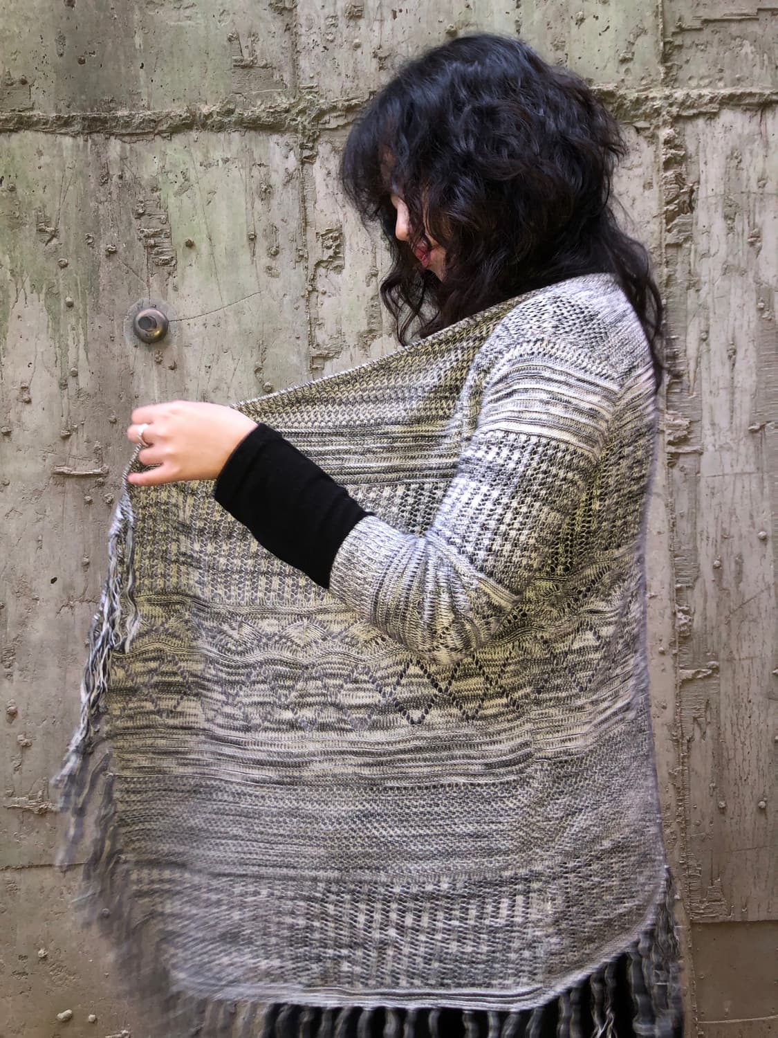 grunge shawl cardigan 상품이미지5