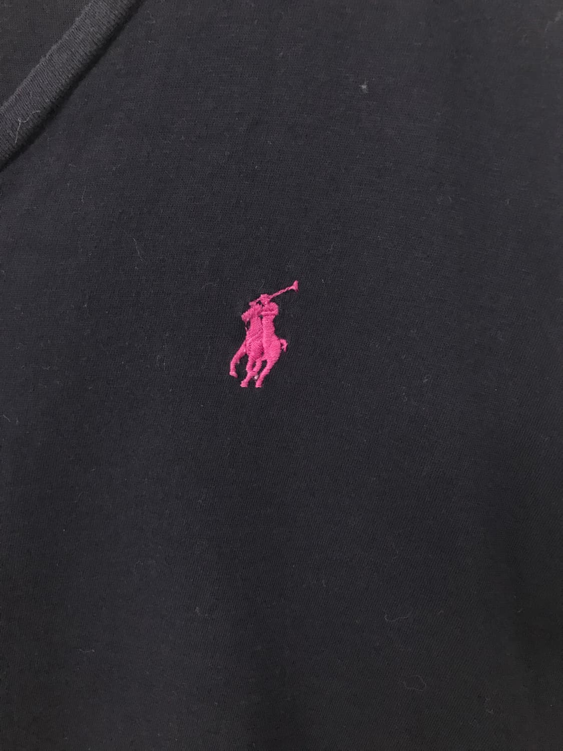 폴로 랄프로렌 자수로고 네이비 브이넥 반팔 티셔츠 상품이미지3