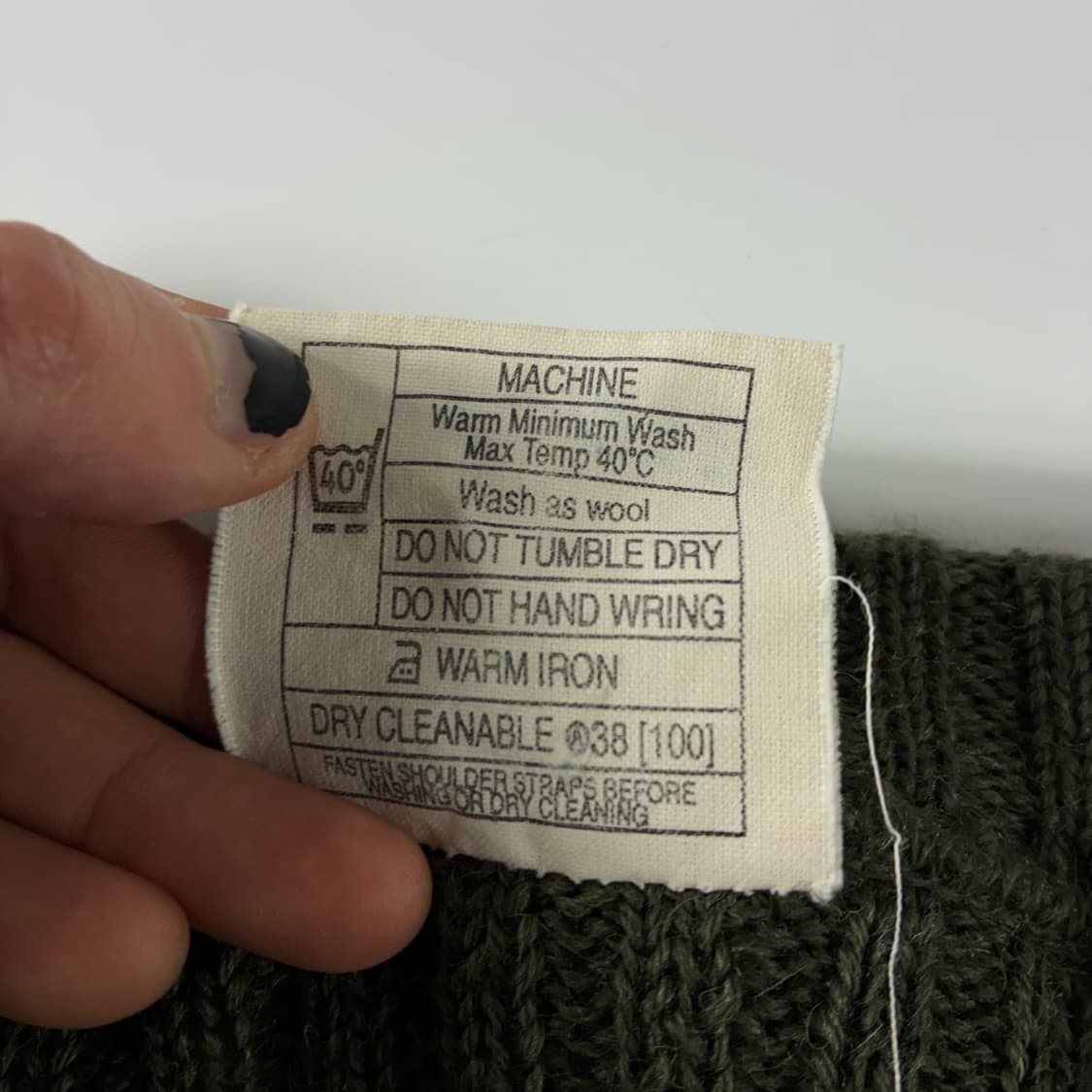 Vitage 빈티지 80‘s OG 영국군 코만도 니트 상품이미지6