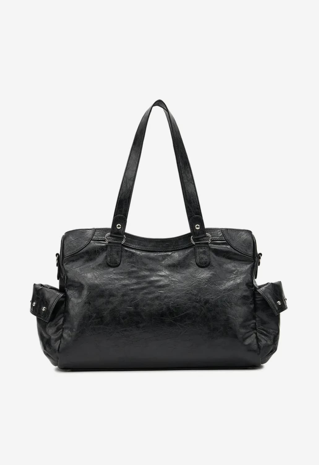 다이닛 스터드 포켓 빅백(BLACK) 상품이미지3