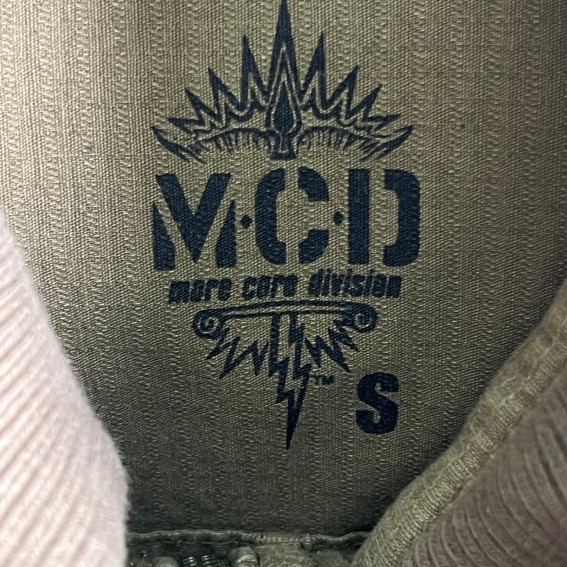 MCD 카키 밀리터리 후드 야상 자켓 S 상품이미지3