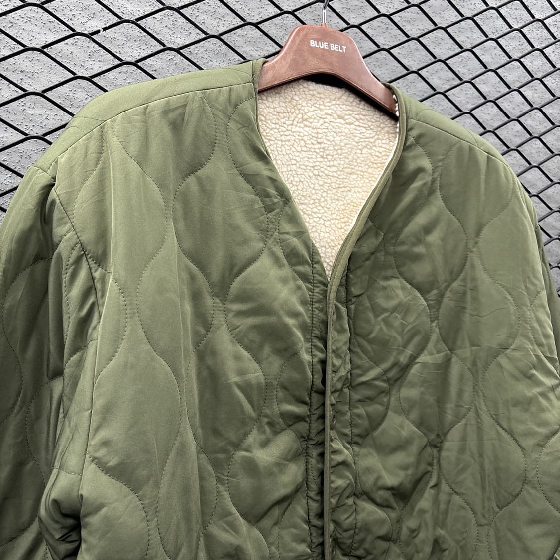 JPN VINTAGE 리버시블 M-65 라이너 자켓 보아퍼 디테일 올리브 상품이미지4