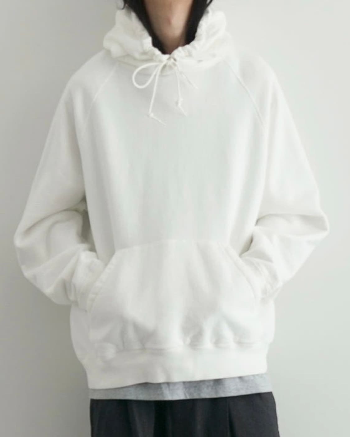 언유즈드 25aw 후드 화이트 4 상품이미지1