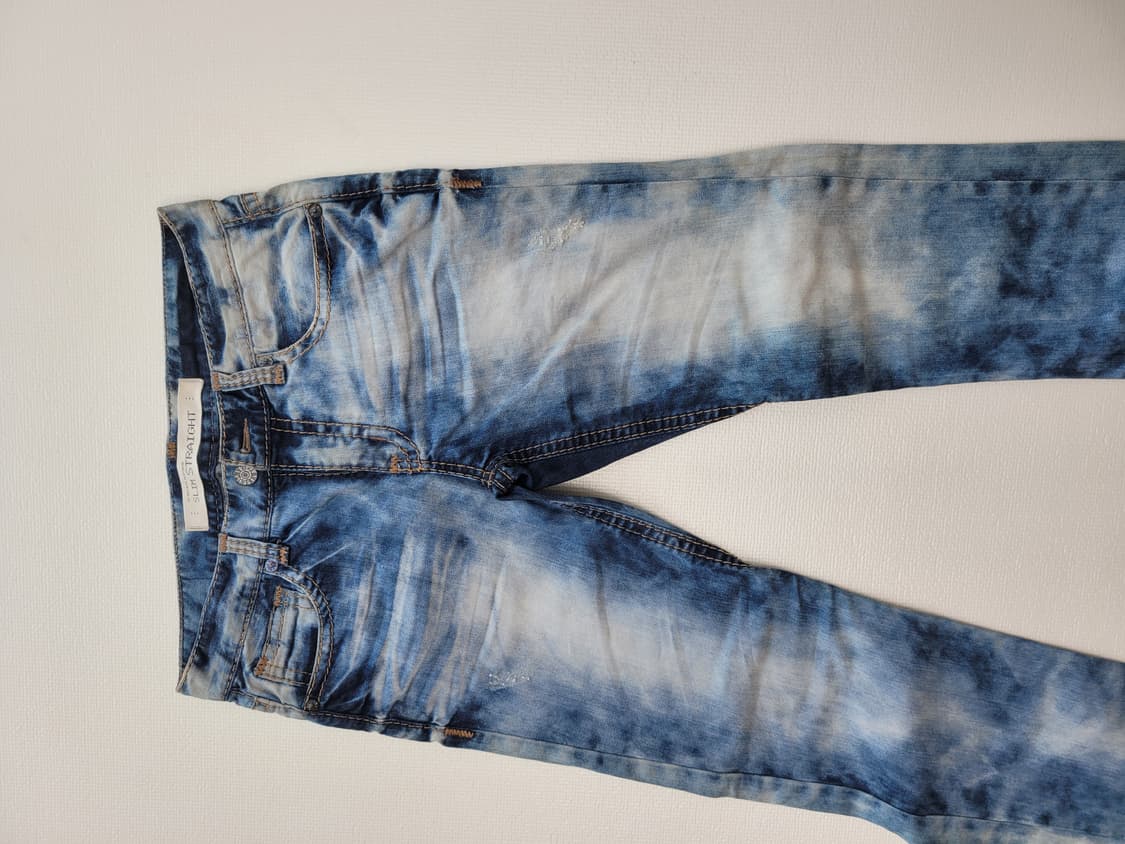 티비제이 TBJ 남자 워싱 청바지 33 블루 상품이미지3