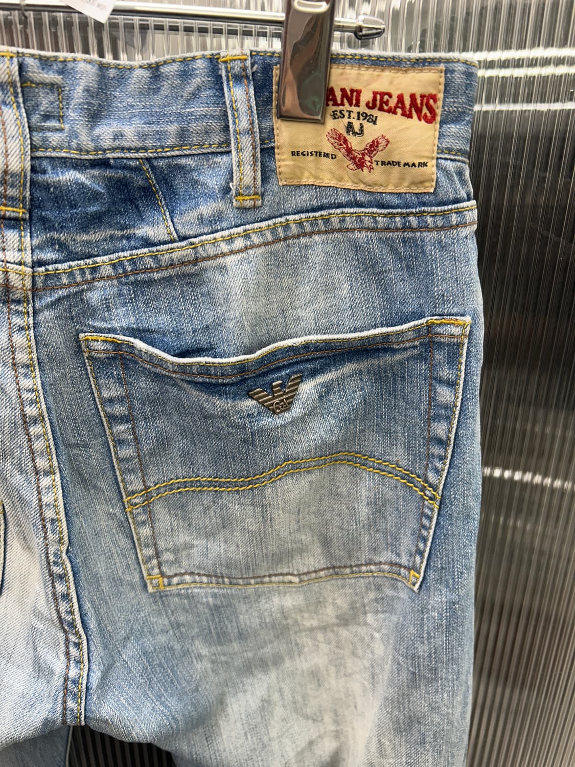 알마니 진스 연청 데님 상품이미지3