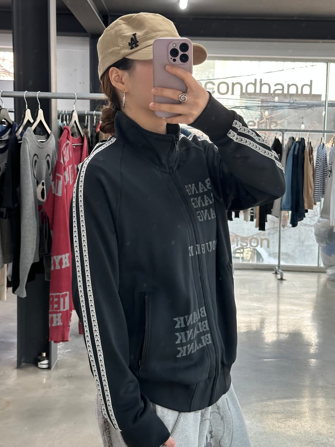 히스테릭글래머 레터링 트랙 져지 상품이미지3