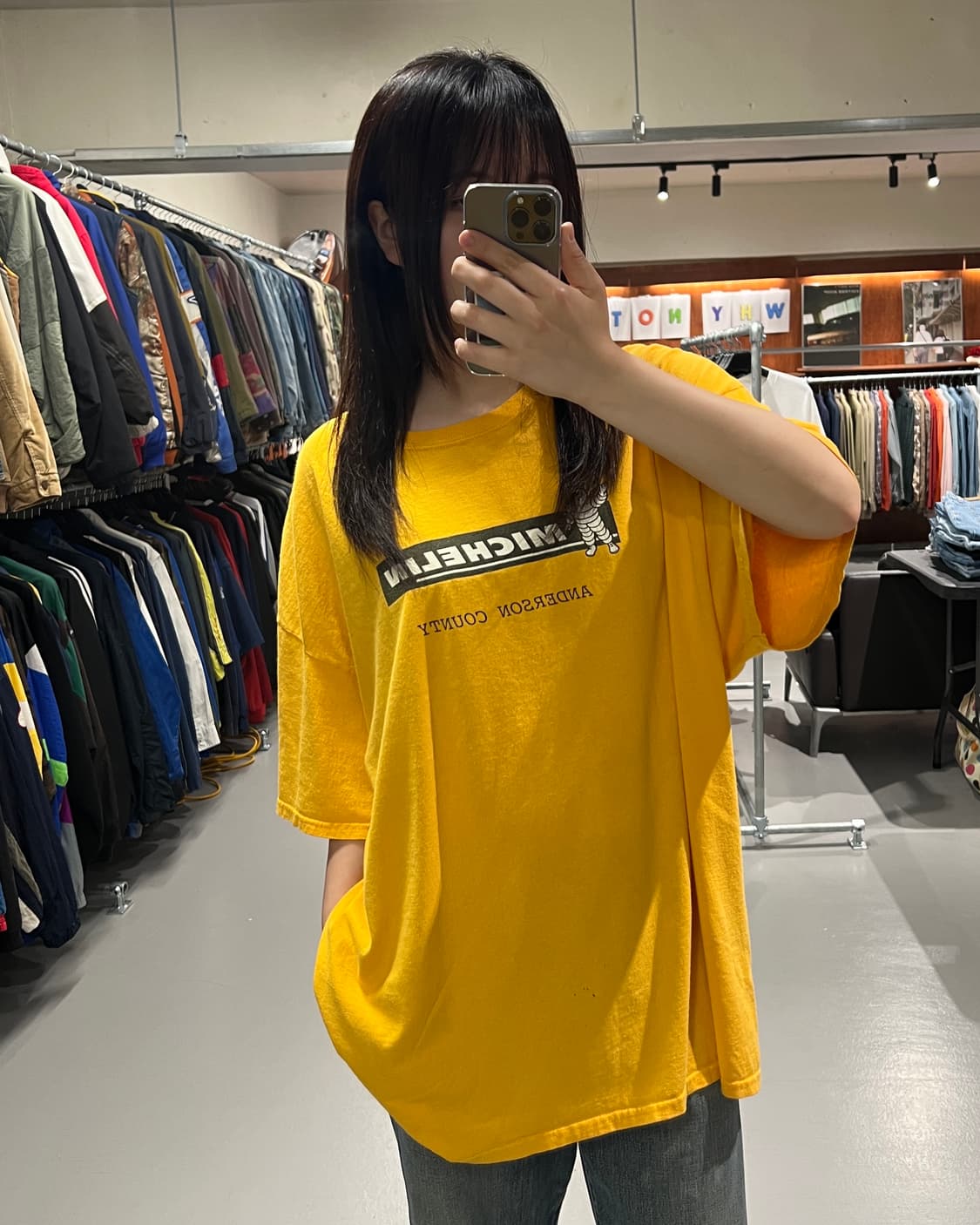 미쉐린 타이어 프린팅 반팔 티셔츠 상품이미지1
