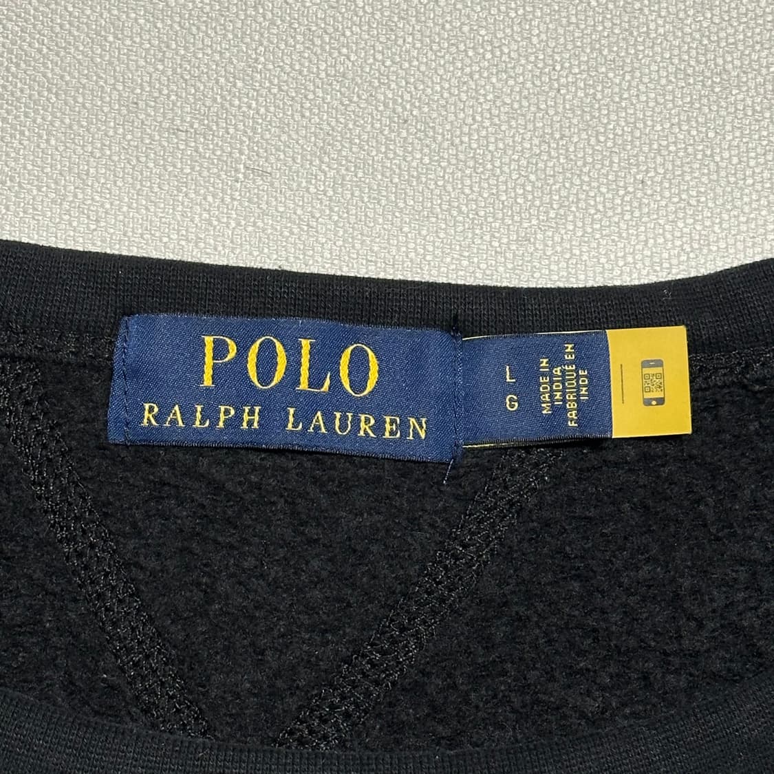 Polo Ralph Lauren 기모 블랙 맨투맨 상품이미지3