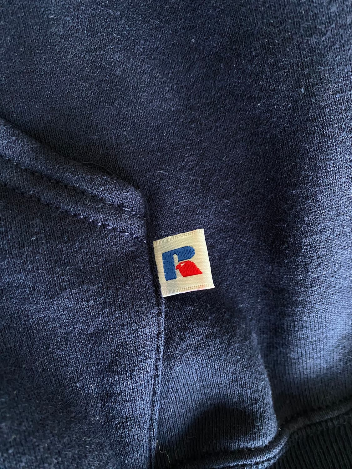 (XXL) 90s 빈티지 러셀 후드 네이비 상품이미지4