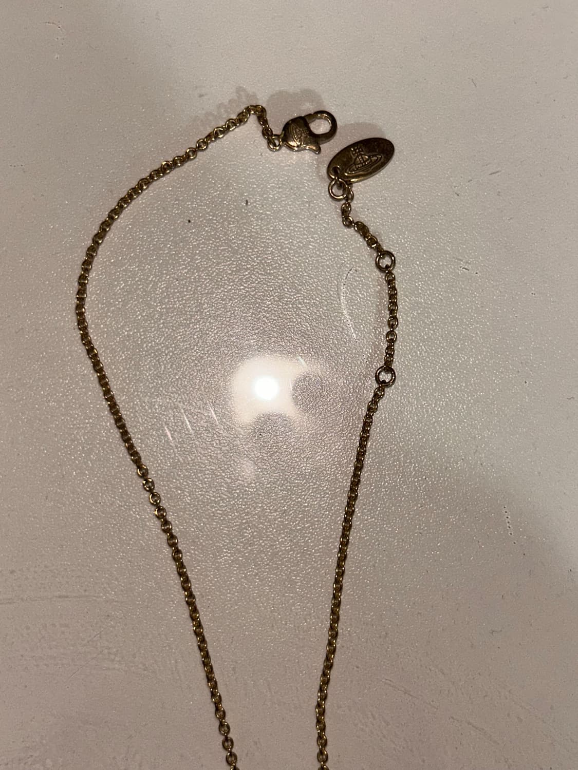 비비안 웨스트우드 오브로고 펜던트 목걸이 상품이미지3