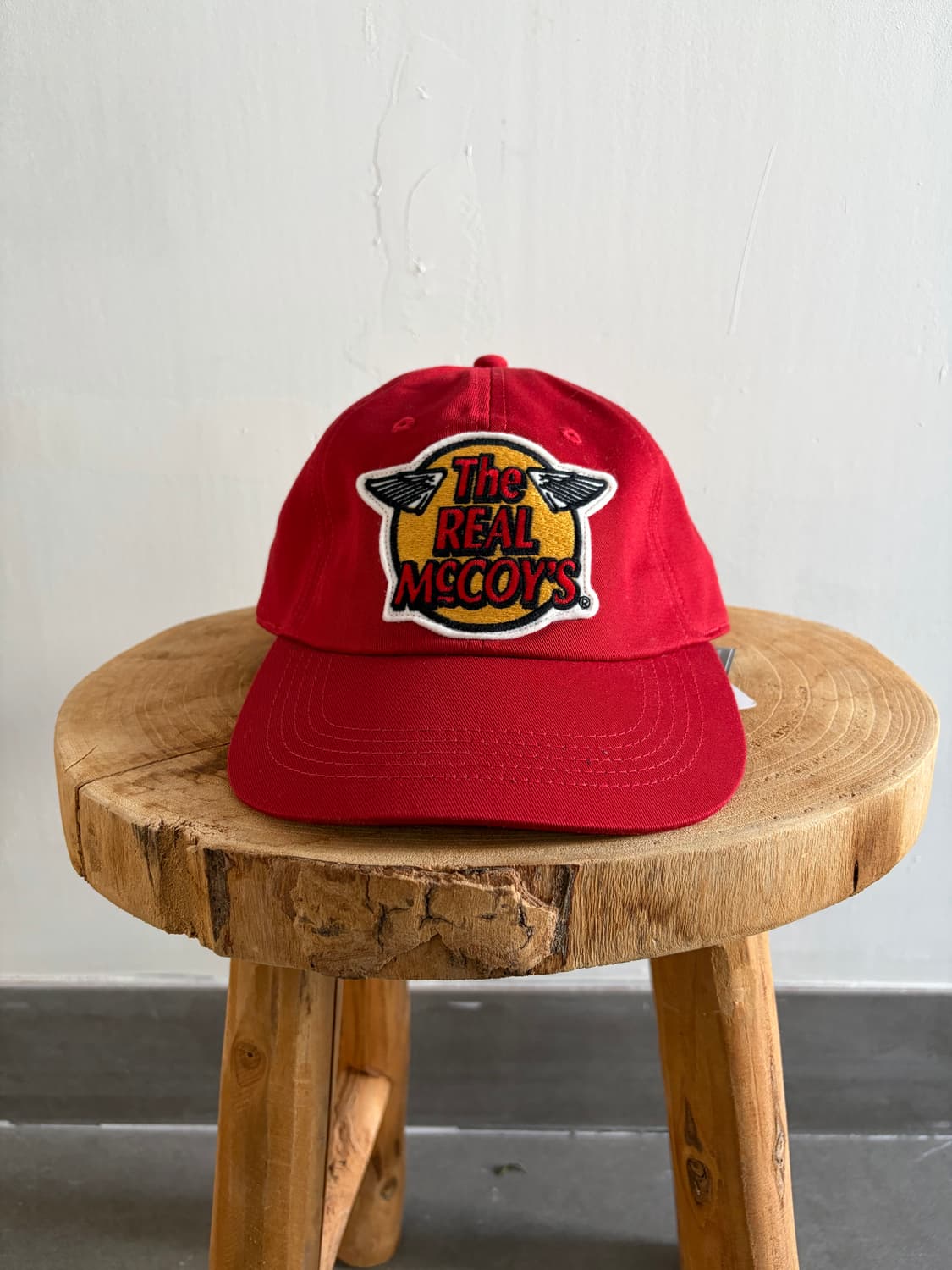리얼맥코이 윙로고 볼캡 레드 상품이미지1