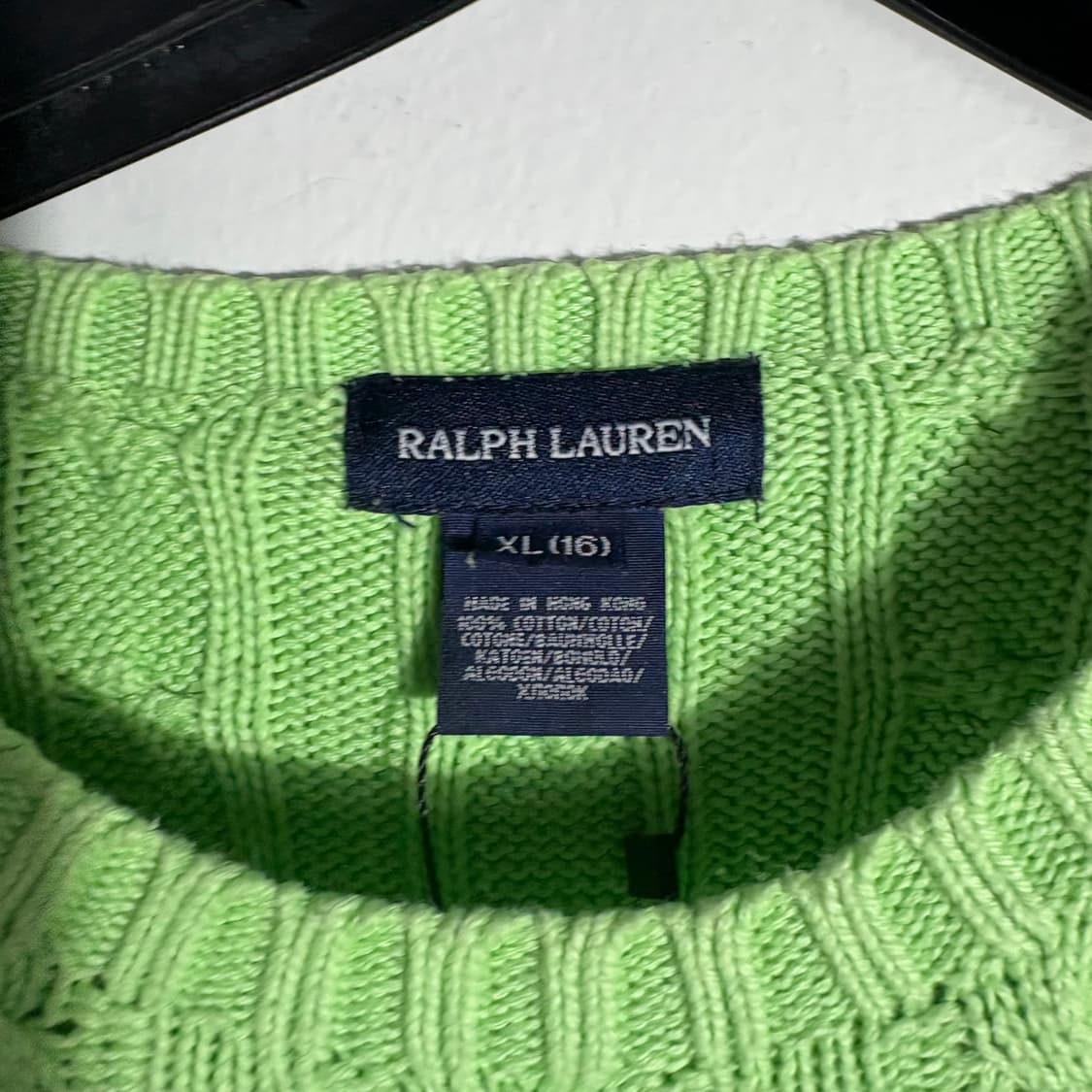 폴로 랄프로렌 라임 케이블 니트 (무료배송) 상품이미지3