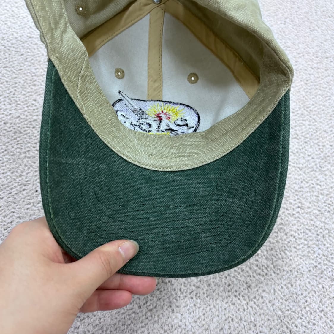 F PAC-3 미사일 자수 빈티지 볼캡 0623E 상품이미지5