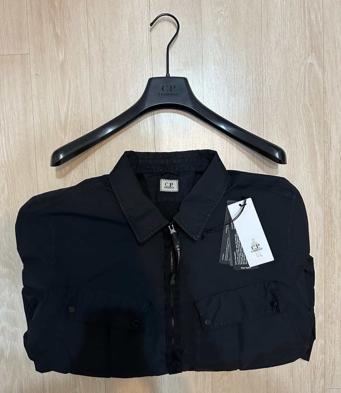CP 컴퍼니 오버셔츠 블랙, 사이즈 XL 상품이미지2