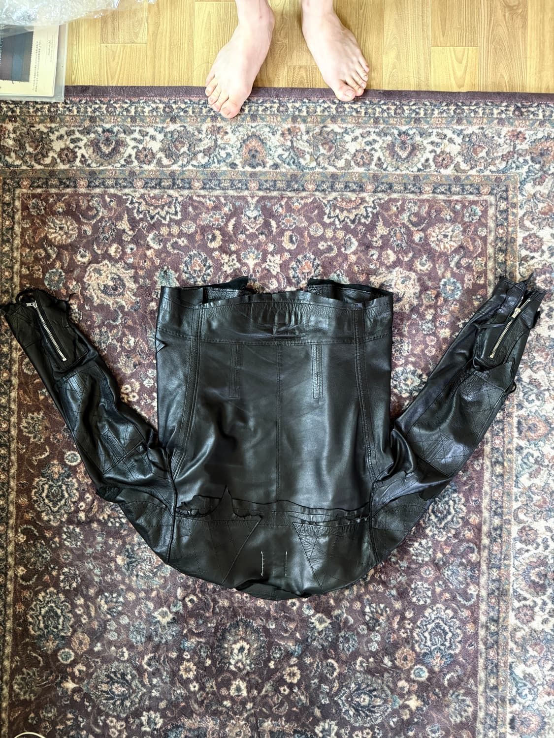 15AW 더 솔로이스트 러프아웃 레더자켓 48 상품이미지7