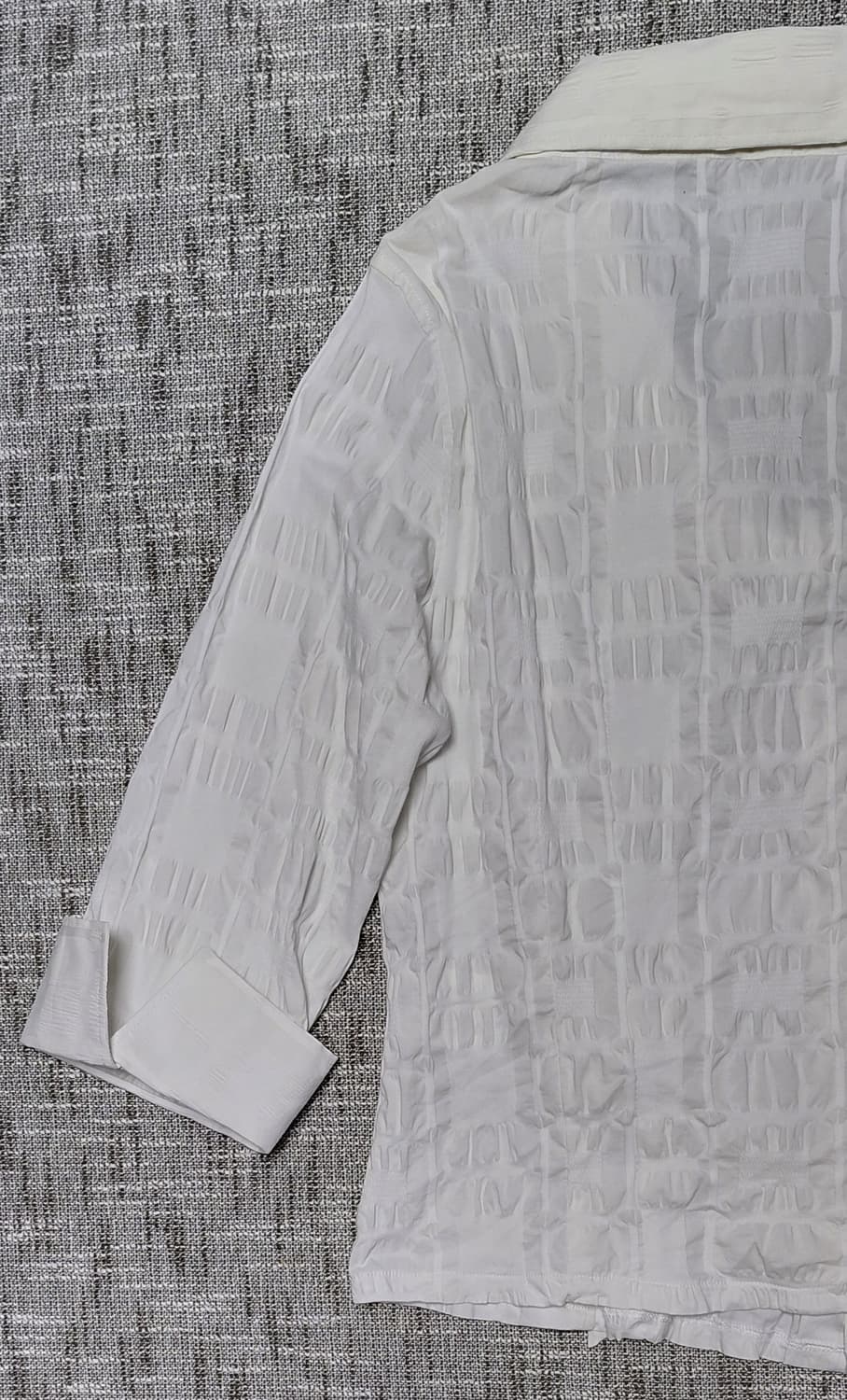 [MADE IN ITALY] NARACAMICIE 입체 링클 7부 셔츠 상품이미지8