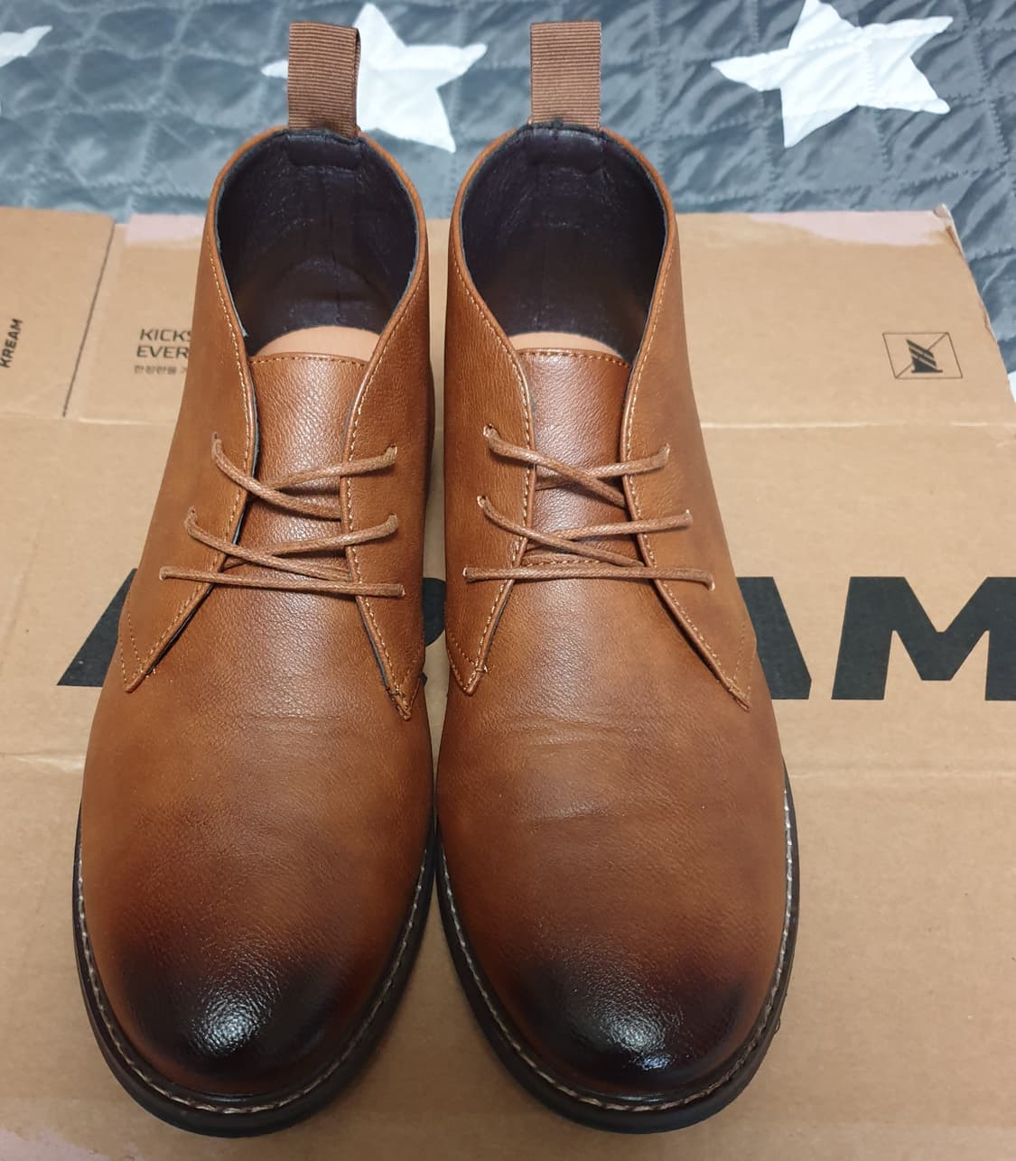 (보세) 빈티지에이징 가죽 처카부츠 브라운 (270) 상품이미지3