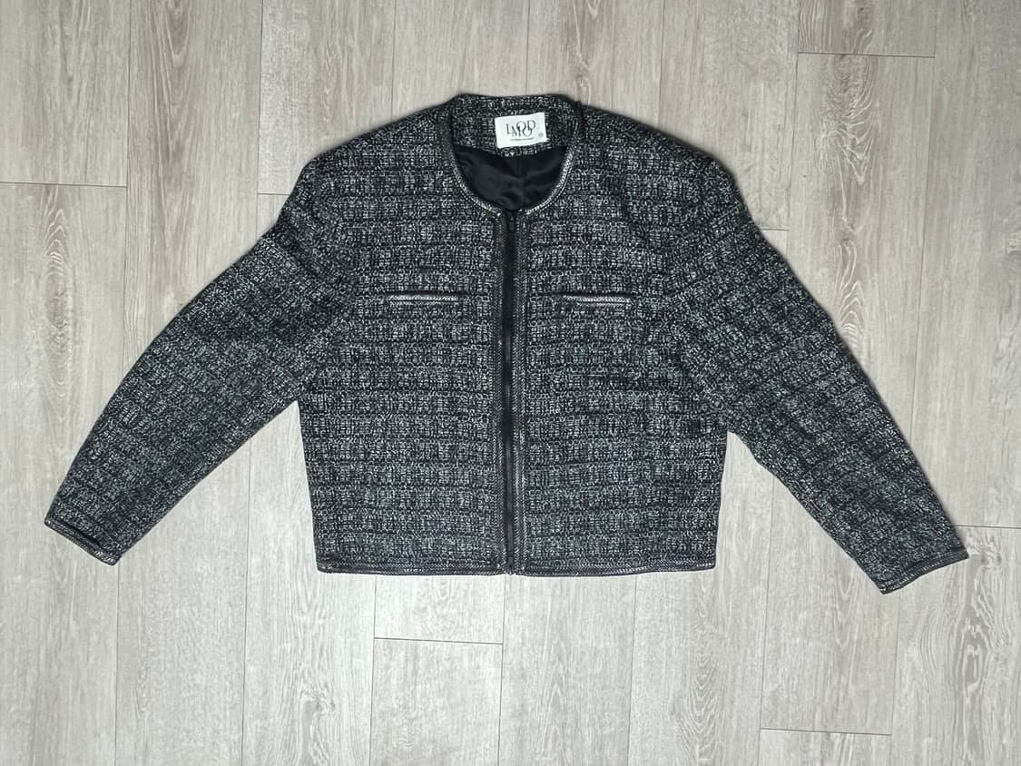 LMOOD Metal Trimming Tweed Jacket 상품이미지1
