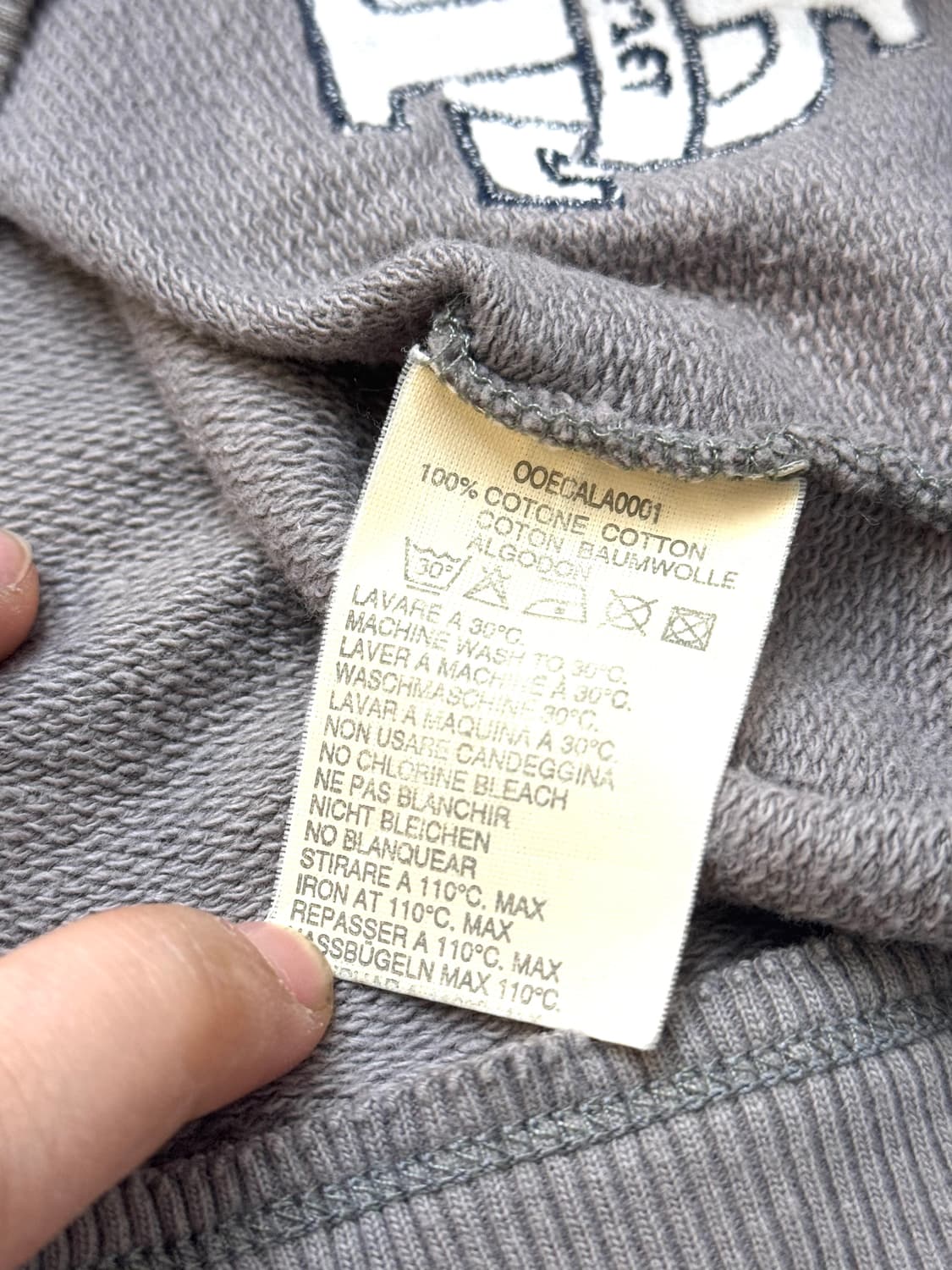 Diesel 디젤 그레이 컬러 빈티지 스타일 그레이 지퍼 자켓 상품이미지7