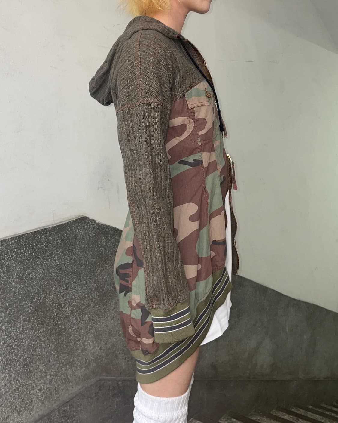 장폴고티에 camo long zip up 상품이미지4