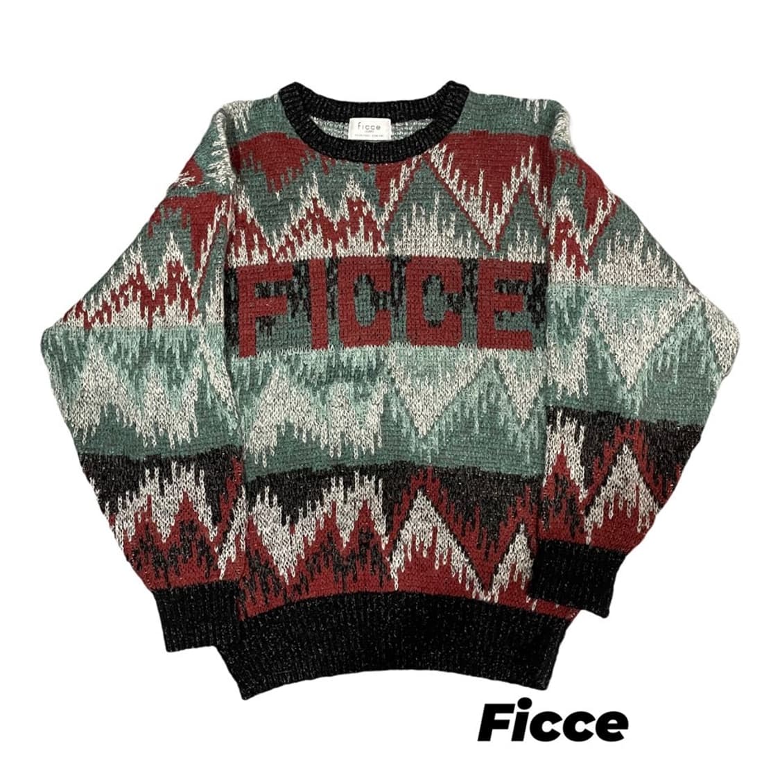 Ficce 패턴 니트 상품이미지1
