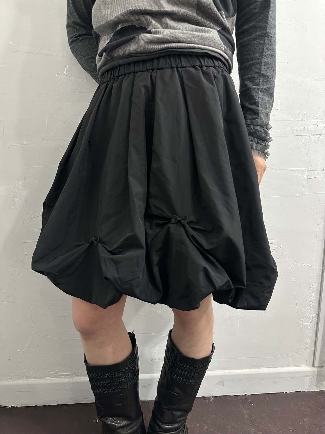 ribbon puff skirt 상품이미지2