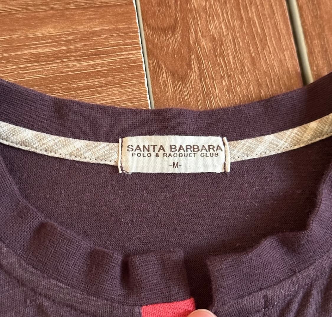 Santa barbara cotton 1/2 tee 상품이미지3
