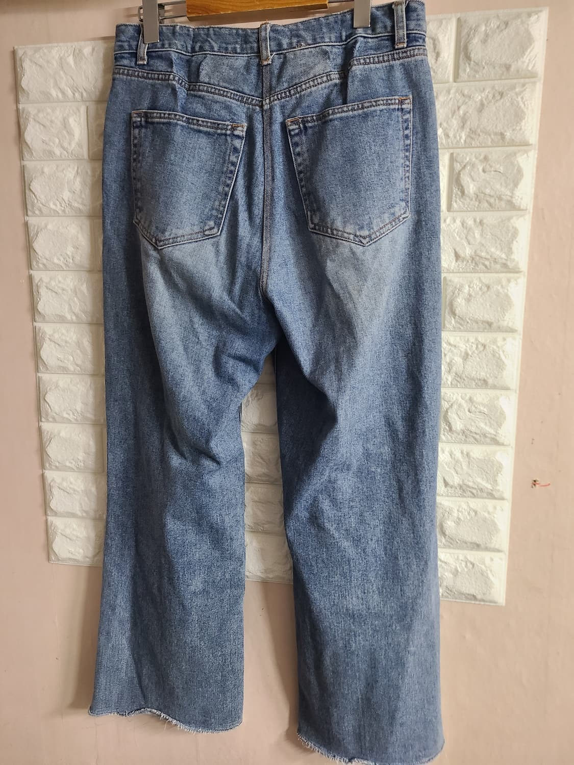 럭키슈에뜨 데님 와이드 팬츠(30) 상품이미지5