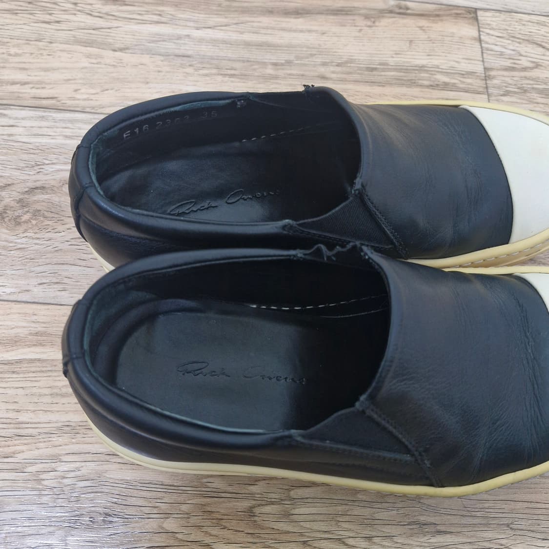 [35] 릭오웬스 라몬즈 레더 슬립온 상품이미지2