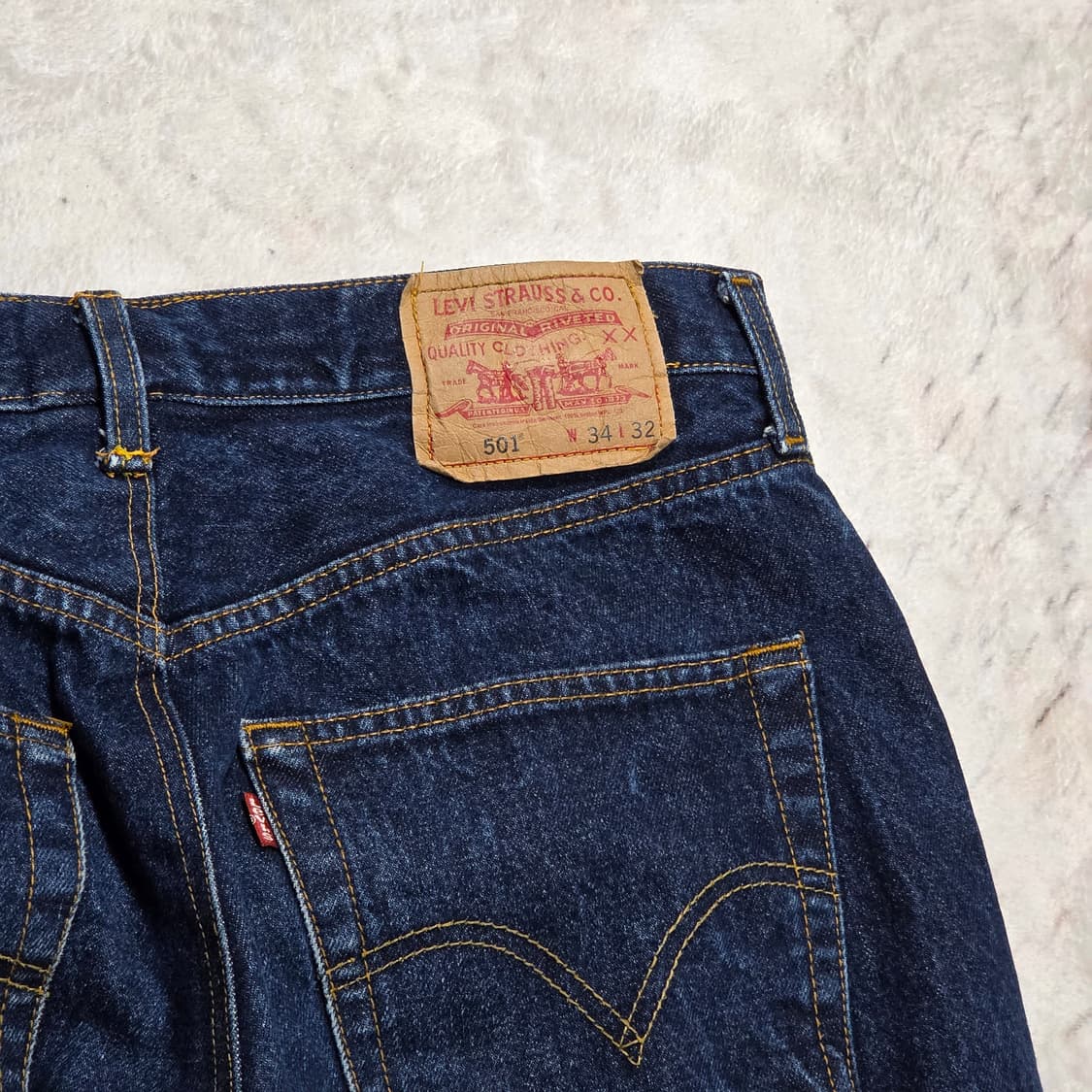 90S USA 리바이스 501 버튼플라이 데님 팬츠 상품이미지2
