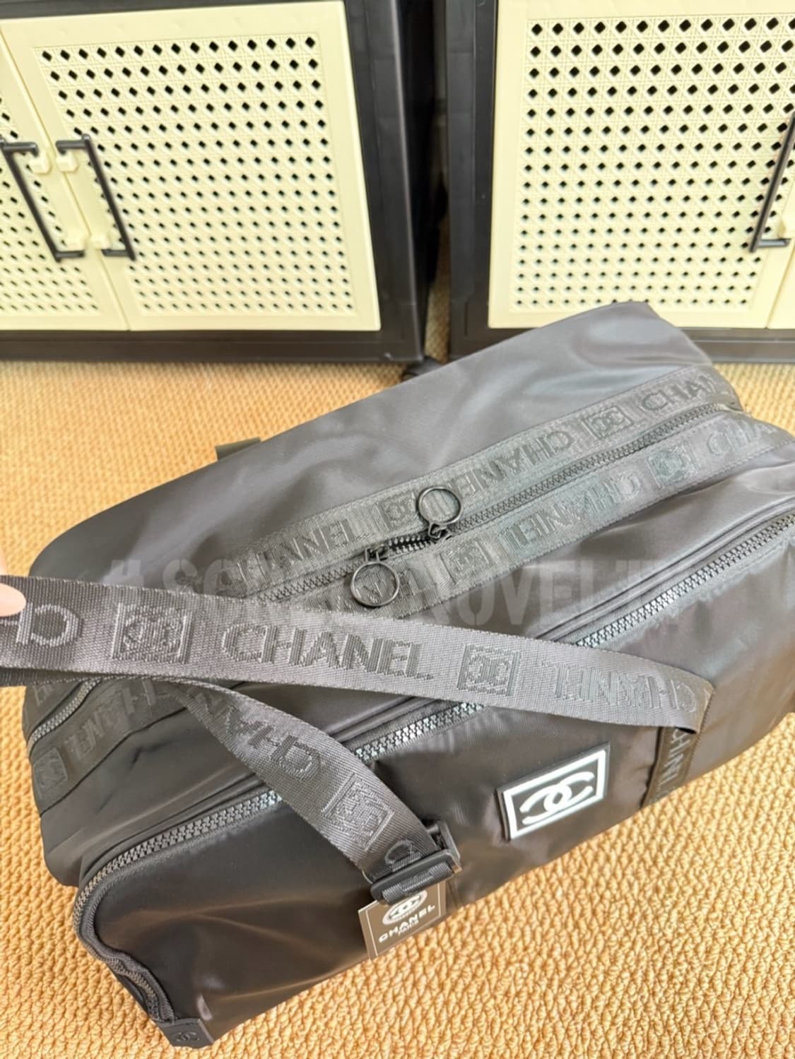 샤넬뷰티 보스턴백 여행가방 블랙 무료배송 상품이미지7