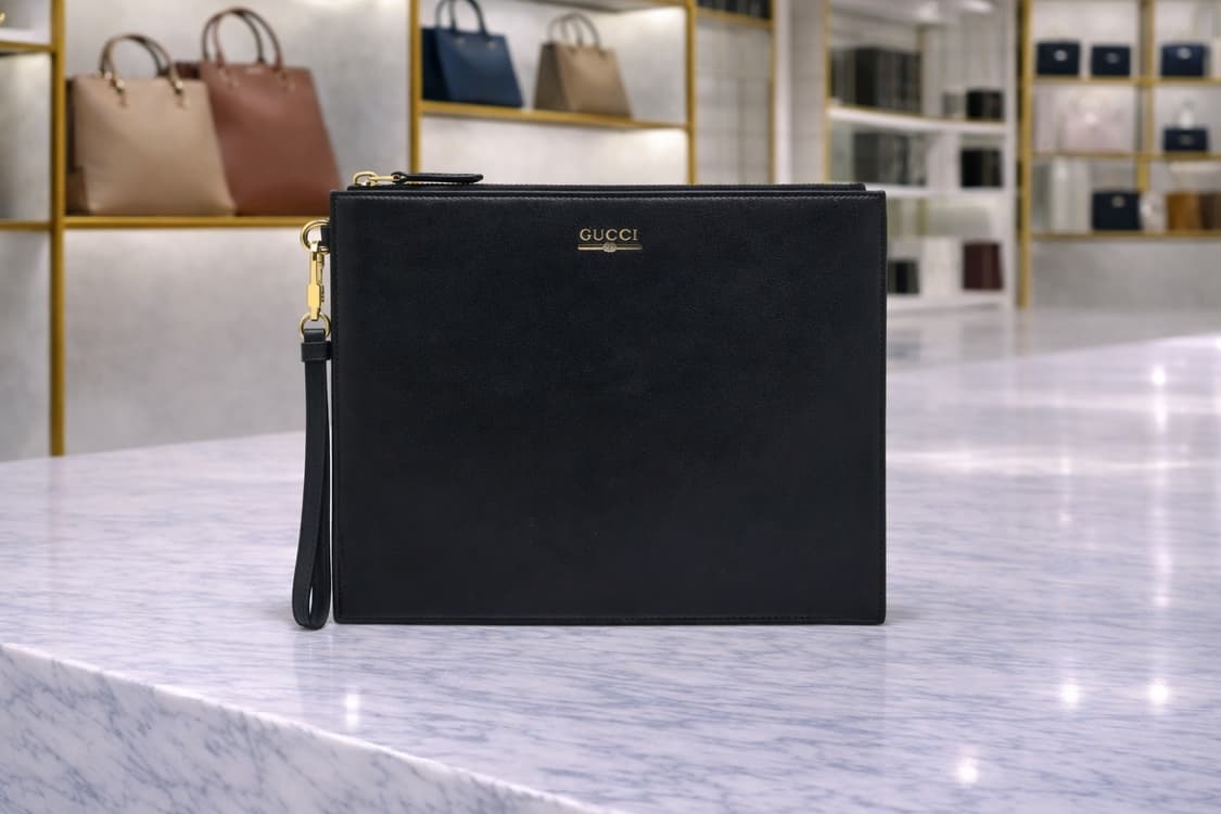 [A급] 구찌 로고 프린트 클러치백 판매합니다!!! 상품이미지1