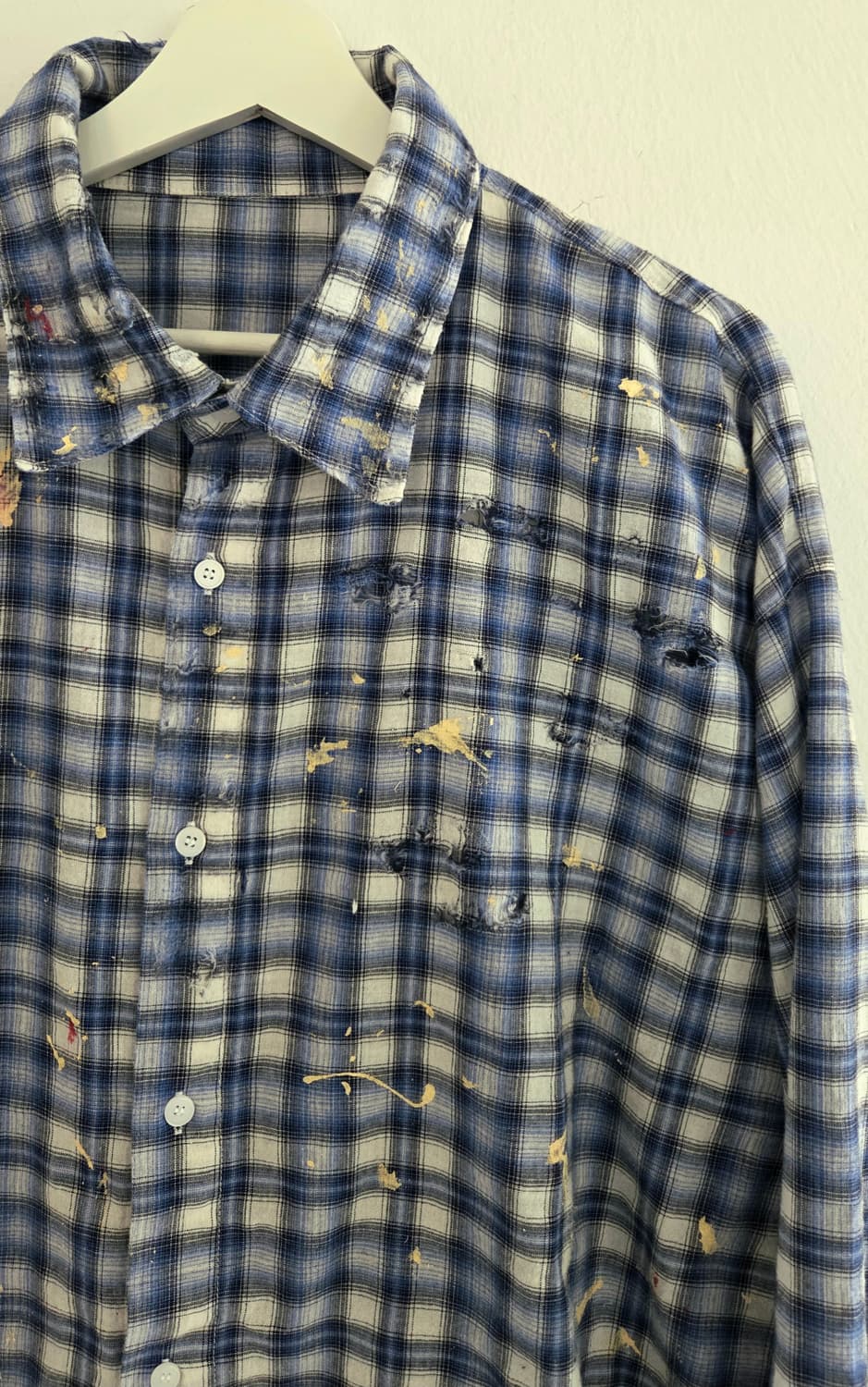 빈티지블루체크셔츠 상품이미지7