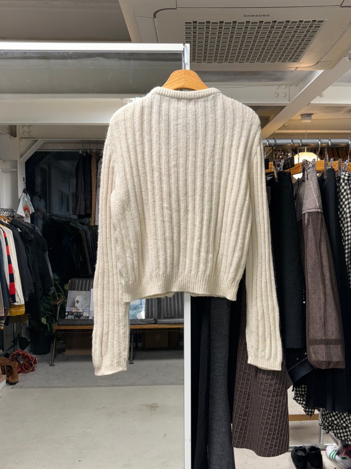 아이스버그 진스 집업 니트 상품이미지2