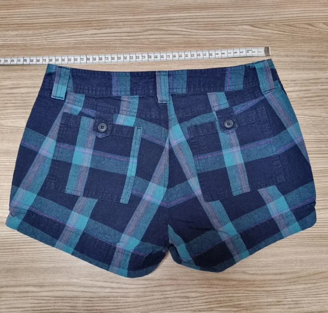 Gap 체크 린넨반바지 2 상품이미지2