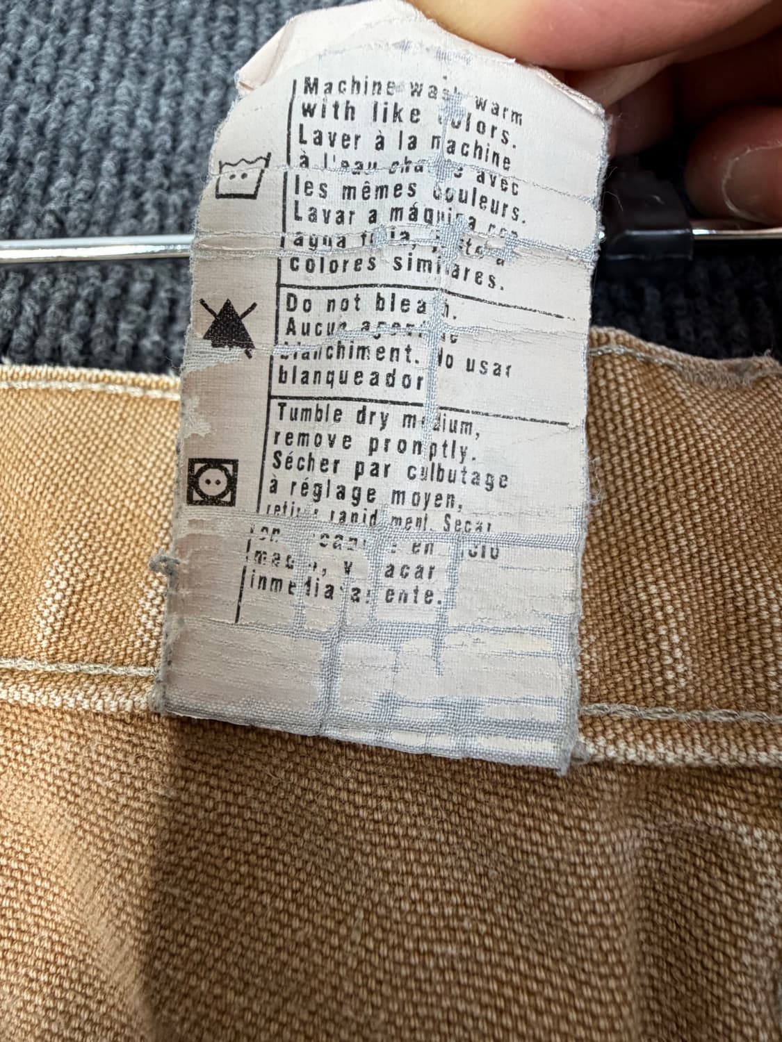 칼하트 더블니 카펜터 워크팬츠 상품이미지9