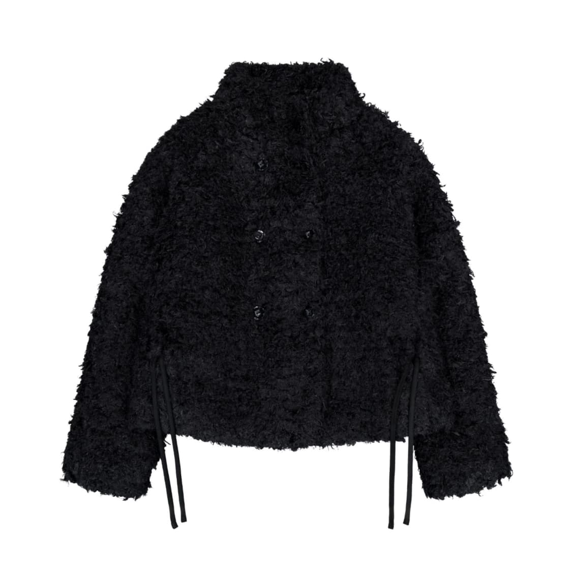 코이세이오 헤어리 퍼자켓 블랙 상품이미지1