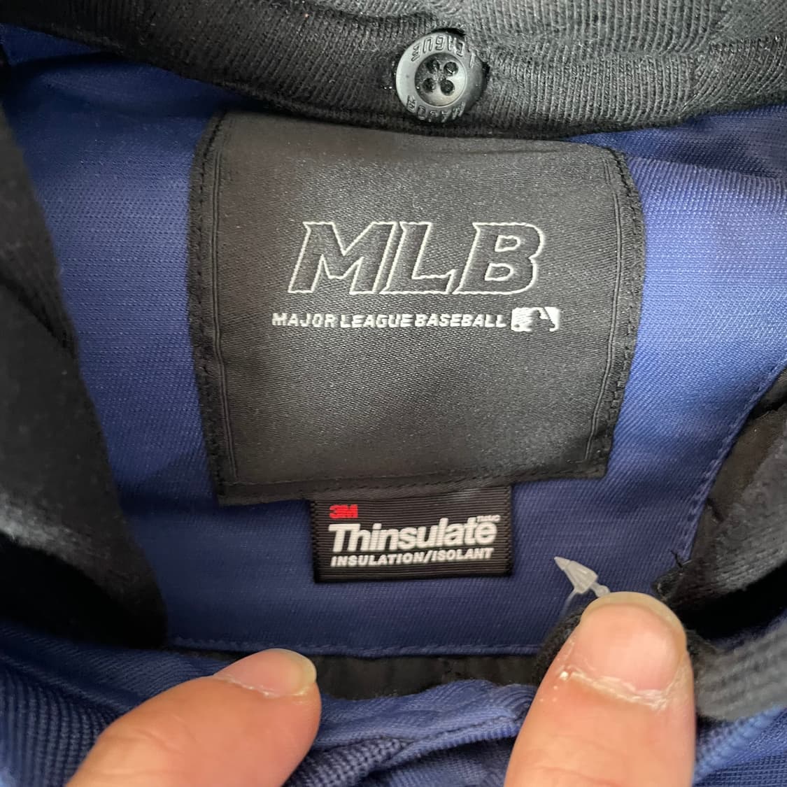 MLB Yankees 후드 야구 점퍼 네이비 상품이미지4