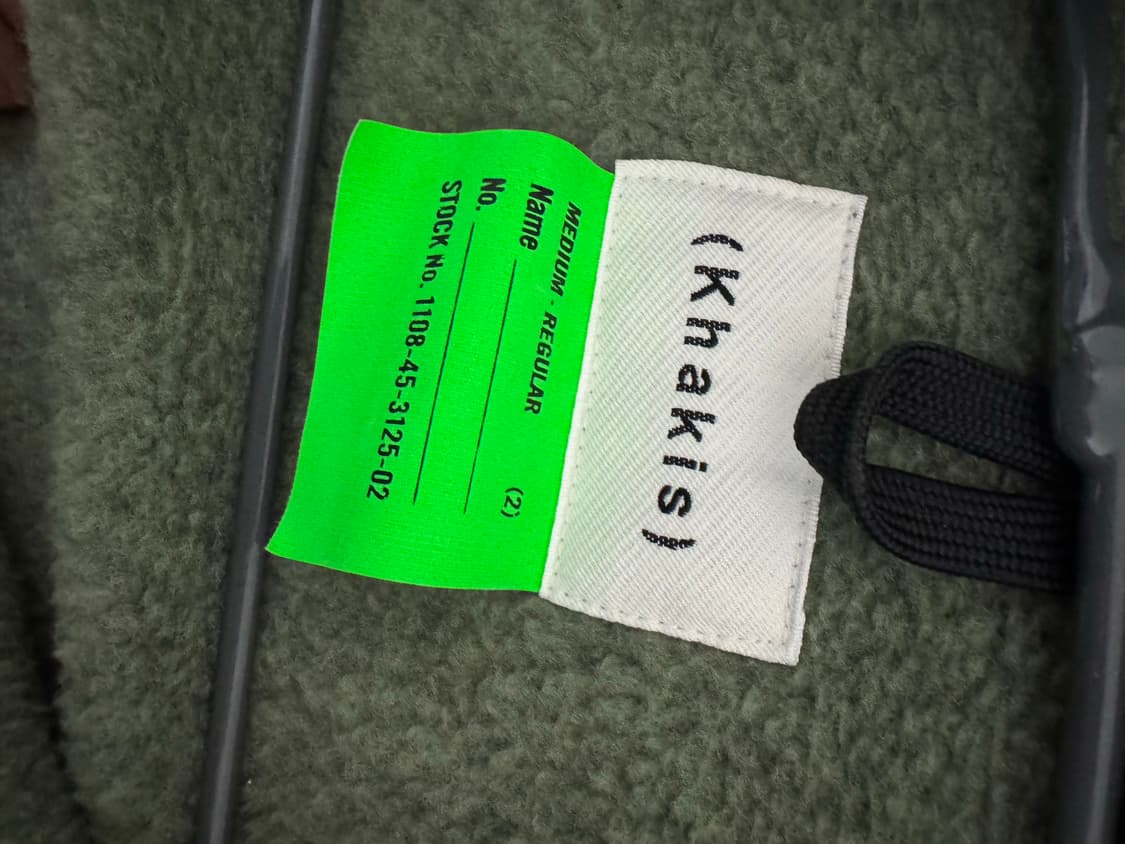 카키스 쉐르파 하프집업 풀오버 그린  M 상품이미지3